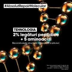 Set pentru par deteriorat L'Oréal Professionnel Serie Expert ABSOLUT REPAIR MOLECULAR (Sampon 500 ml + Crema 100 ml + Tratament 250 ml)