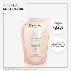 Set Kérastase Gloss Absolu Bain Hydra Glaze – Sampon reincarcabil, 500 ml +  Rezerva sampon, 500ml