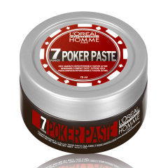 Pasta profesionala modelatoare pentru barbati L'Oréal Professionnel Homme Poker Paste, 75 ml